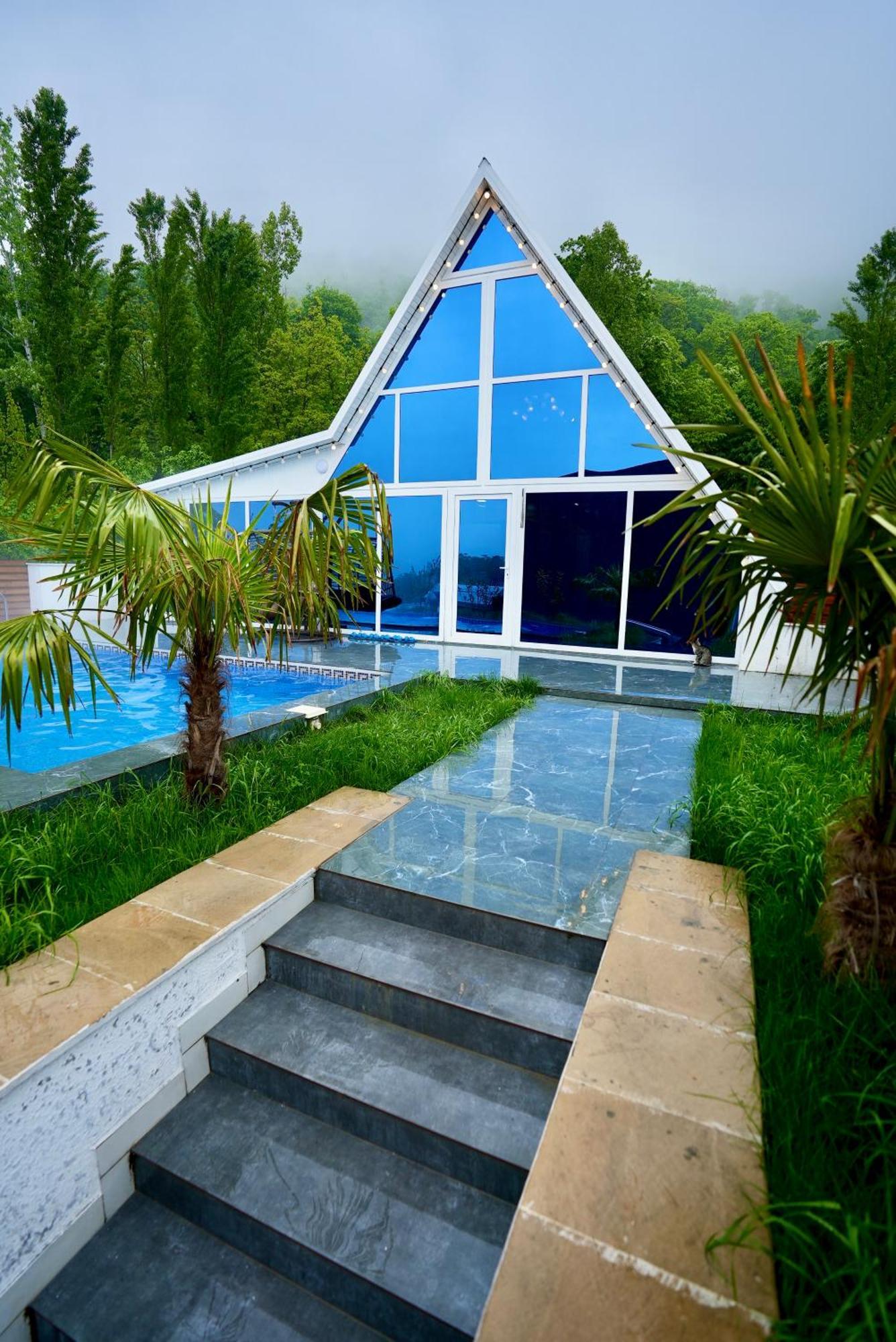 3Gozel Aframe Villa Габала Екстер'єр фото